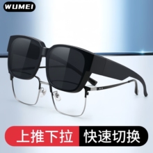 墨镜女款防晒高级感新款近视套镜防紫外线开车专用偏光太阳眼镜男