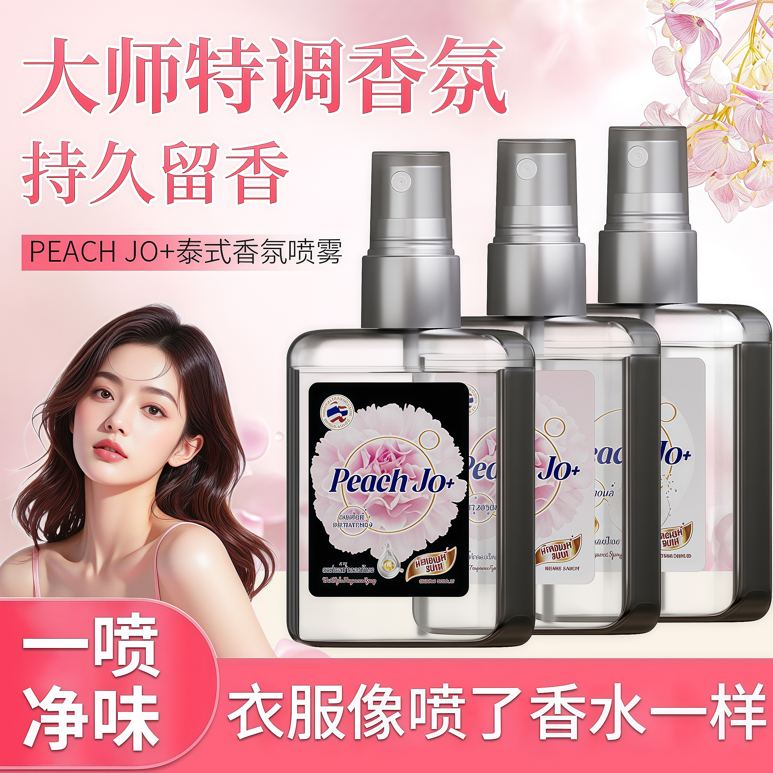 泰式芍药盛开扁桃仁奶香香氛喷雾