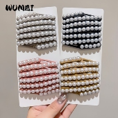 珍珠折叠发箍女生2025新款 洗脸头箍刘海前额碎发固定发箍夏天头饰