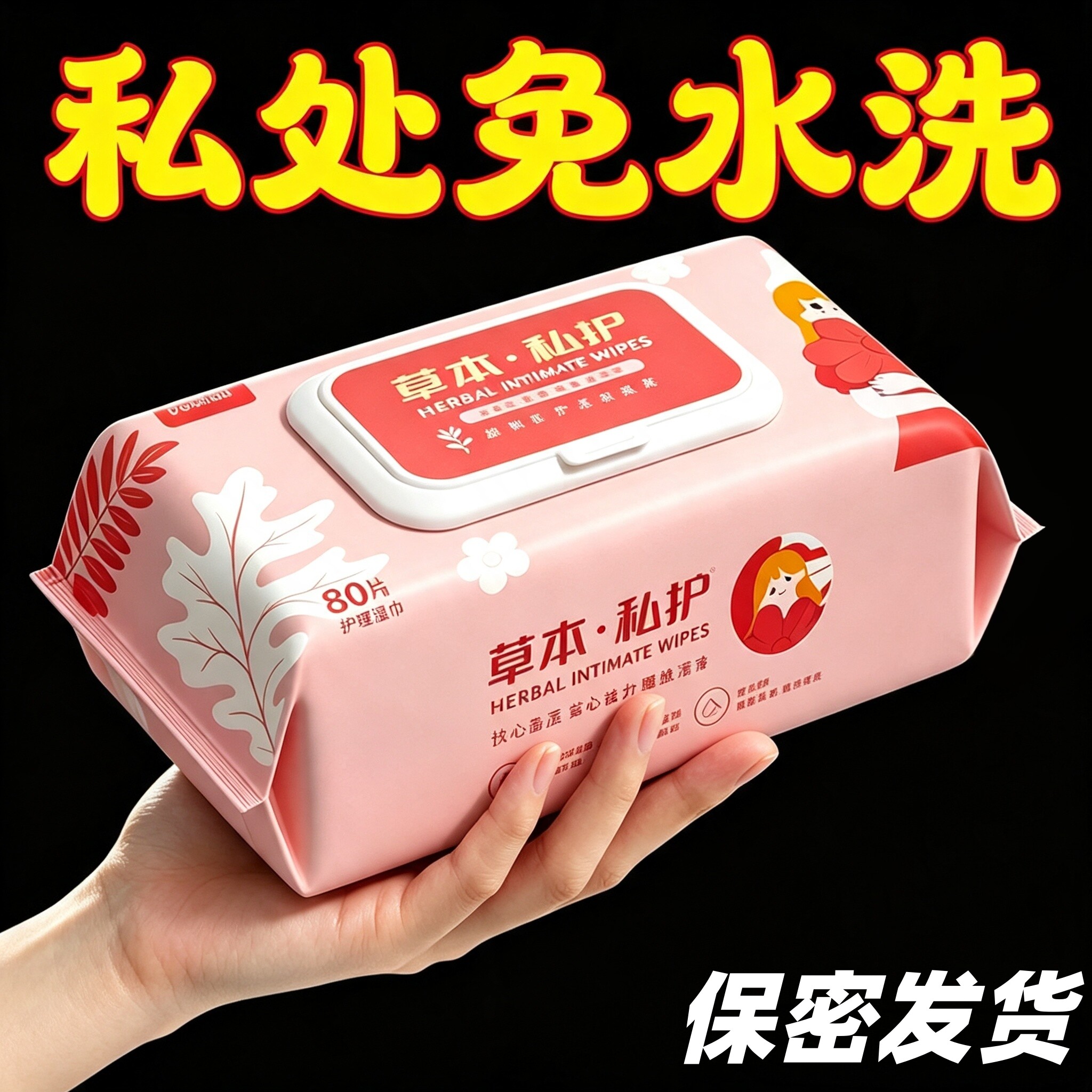 私护湿巾男女士专用卫生可擦私处