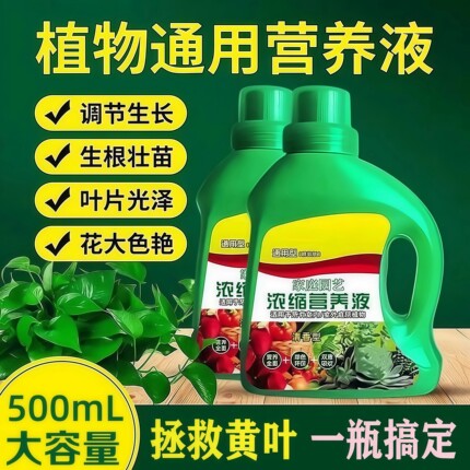 植物营养液通用型家用养花卉绿萝水培绿植多肉盆栽发财树液体肥料