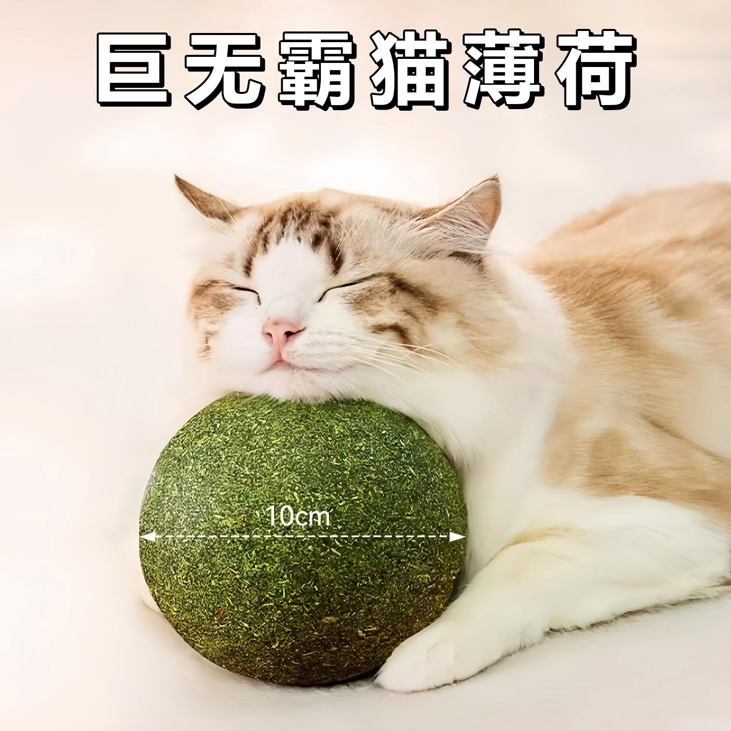 猫薄荷球超大猫玩具自嗨解闷神器磨牙猫草球逗猫棒猫咪用品木天蓼