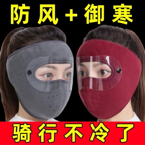 秋冬季全脸护脸保暖防风护目口罩