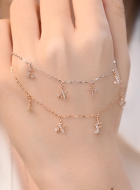 PinkyCandy人格原色·18K金项链infp/entj天然钻石轻奢小心意礼物