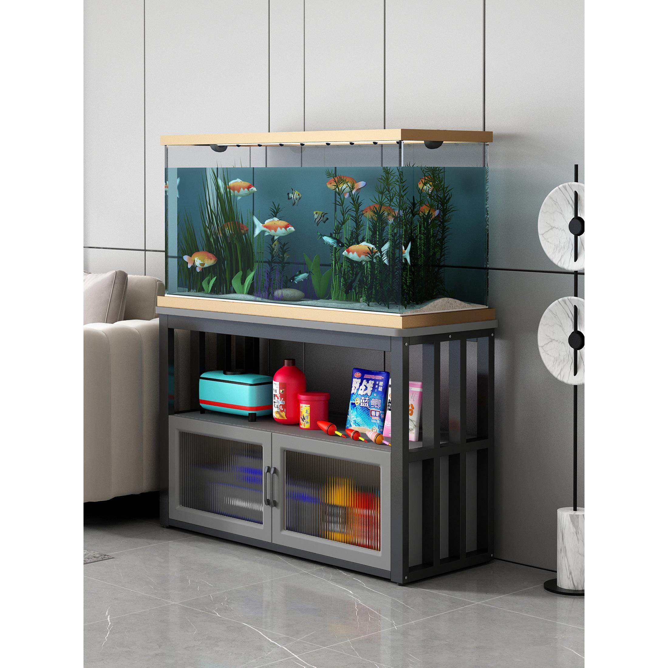 鱼缸柜落地带门储物柜家用客厅承重鱼缸架子鱼缸桌水族箱专用底柜,宠物/宠物食品及用品,底柜/落地缸,淘宝优惠券,粉丝福利购,淘宝优惠卷