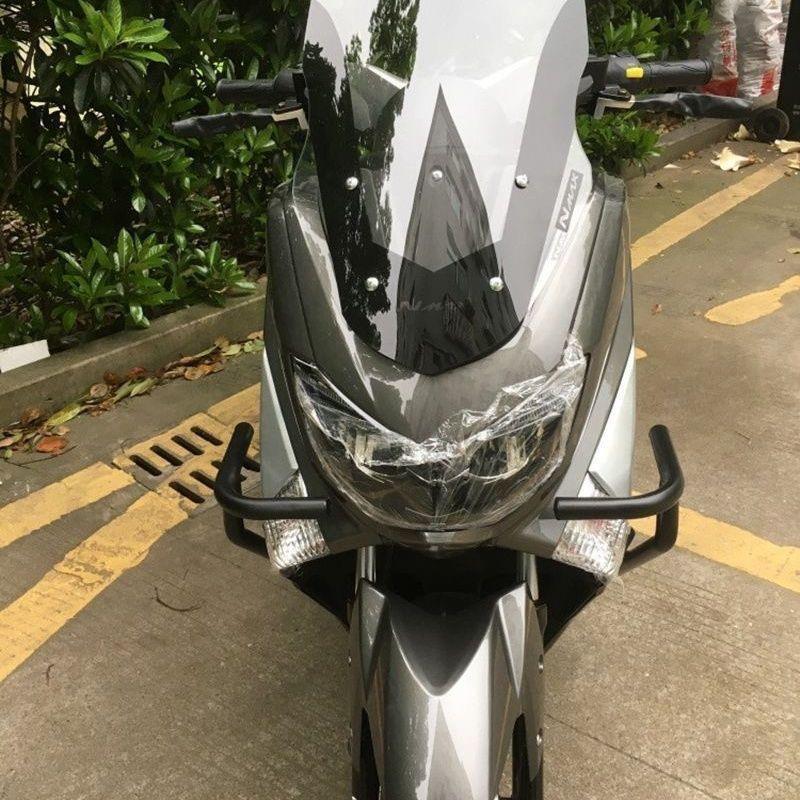 猛士机车天鹰TS150保险杆19款前NMAX155通用护杠改装前挡风板
