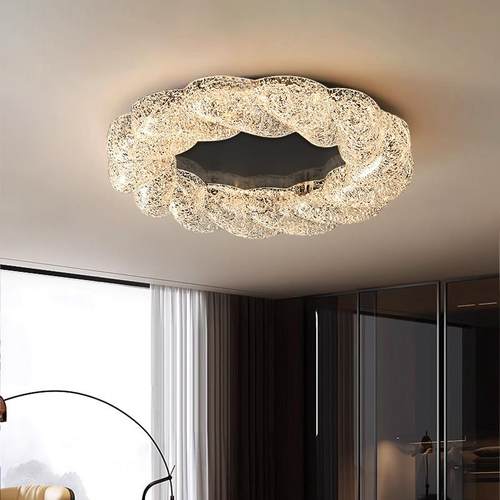 意式极简卧室吸顶灯现代简约2025新款轻奢高级感护眼主卧中山灯具