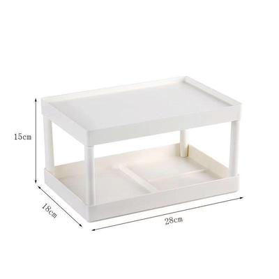 增高架寝室桌面收纳盒桌面ins两层置物架桌面收纳盒宿舍好物推荐