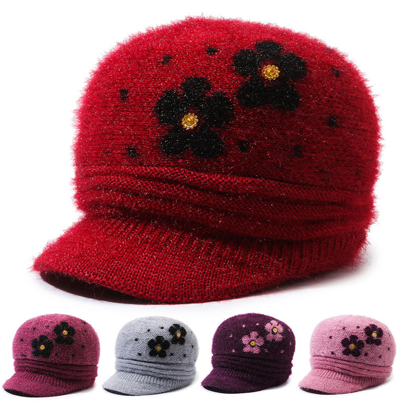 老人新款妈妈奶奶加绒女士冬季