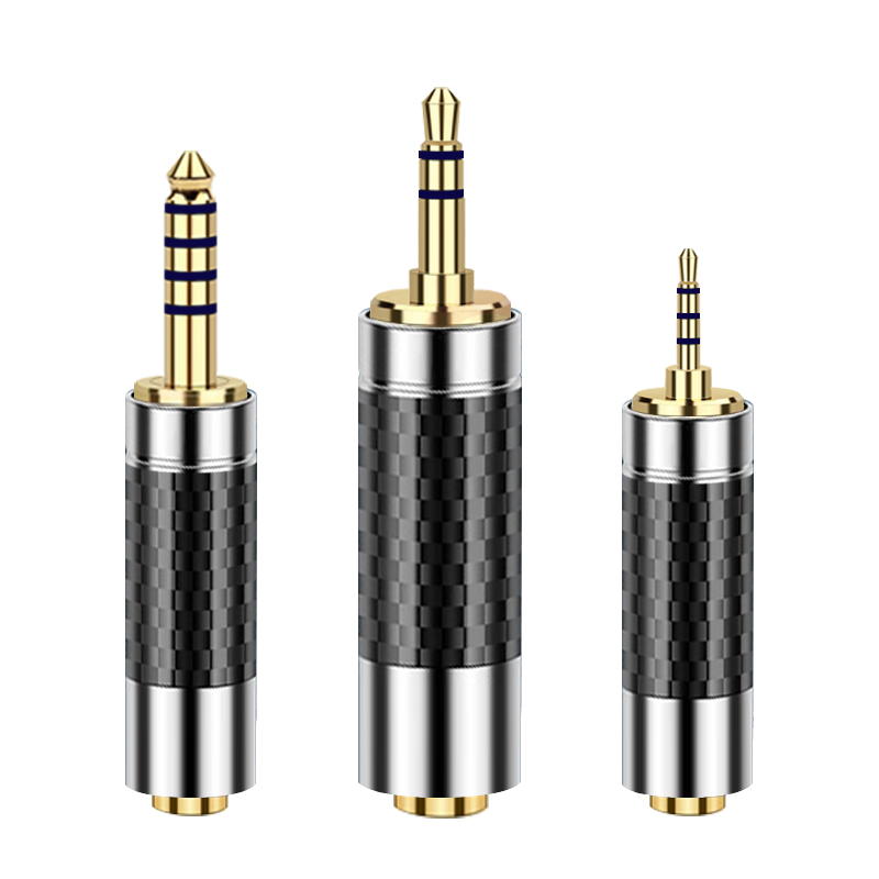 杨阳 发烧HIFI耳机转接头3.5mm立体声转接4.4平衡母2.5升级线插头