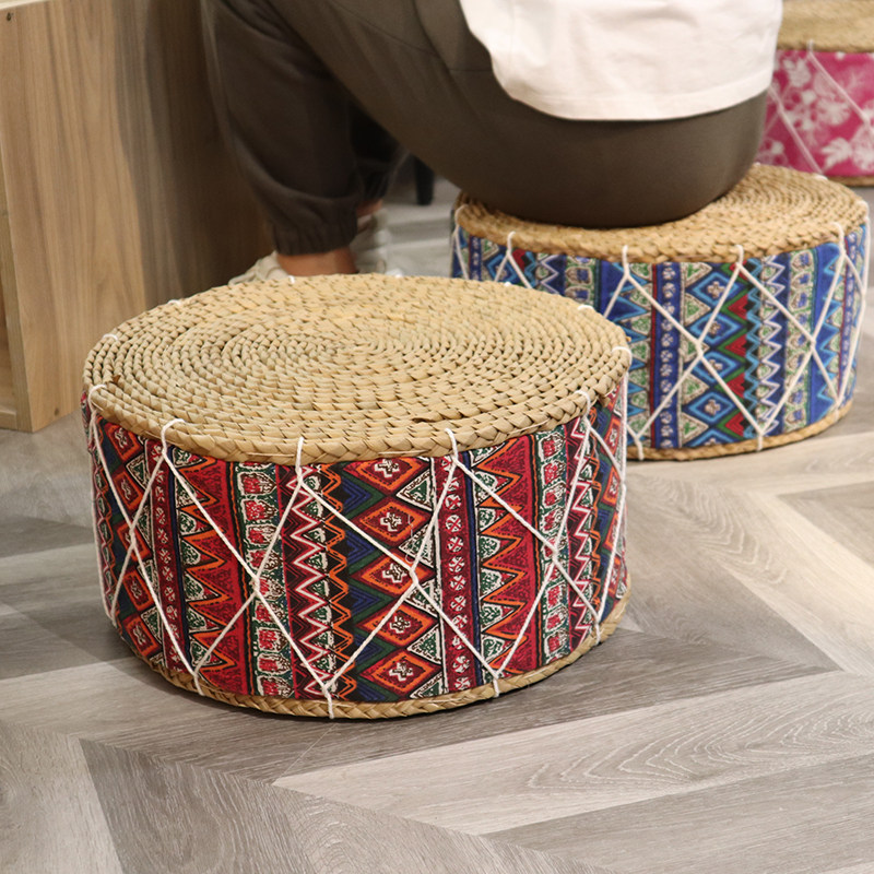 草编垫子加厚蒲团榻榻米坐墩地墩垫编织坐垫地上蒲垫客厅飘窗家用,居家布艺,蒲团,淘宝优惠券,粉丝福利购,淘宝优惠卷