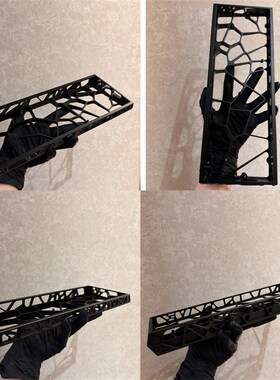 现货sora60镂空铝壳V2升级款GH60铝壳适配wooting,rakka,hm66