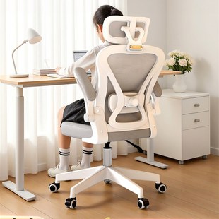 全品屋电脑椅学习椅办公椅人体工学椅学生椅撑腰椅转椅电竞椅升降