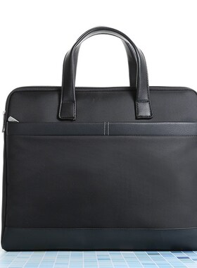 昂特822手提公文包 商务会议包A4牛津布拉链有隔电脑包大容量定制