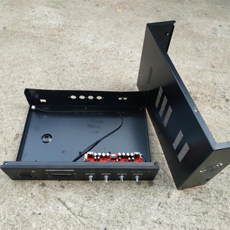 功放机箱铝面板铁机箱 前t级 胆前 后极机壳 DIY机箱 前后级