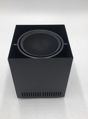 双头斗胆灯12V低压灯led射灯12W客厅明装灯黑色 单头天花铜灯