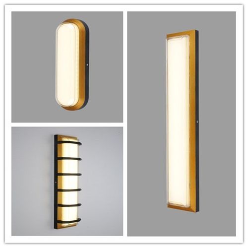 led简约现代户外防水壁灯双头阳台过道玄关庭院露台灯上下投射灯