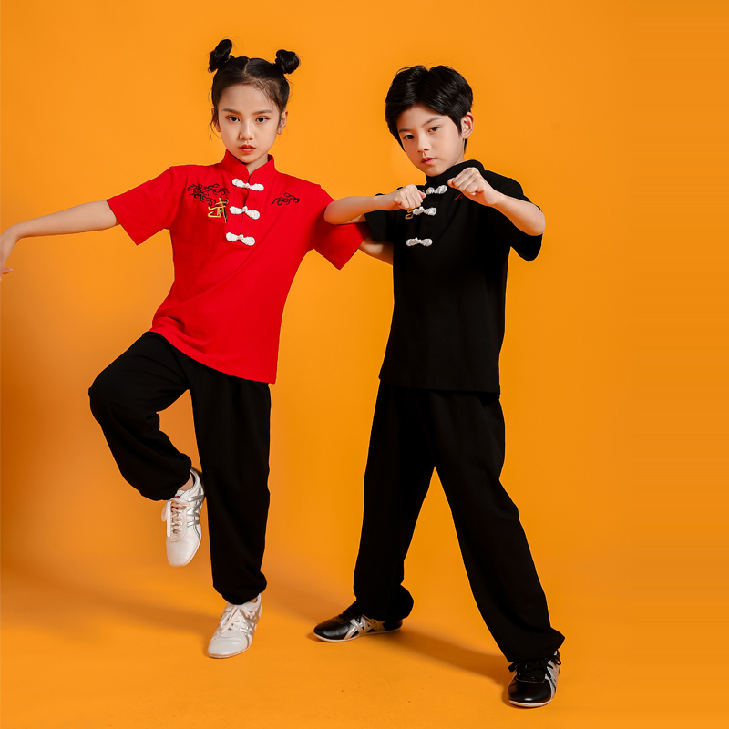 六一儿童武术服装功夫男童幼儿园少儿训练表演出学生武术练功服