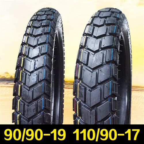 越野摩托车轮胎前90/90-19后B110/90-17防滑龟背内外轮胎