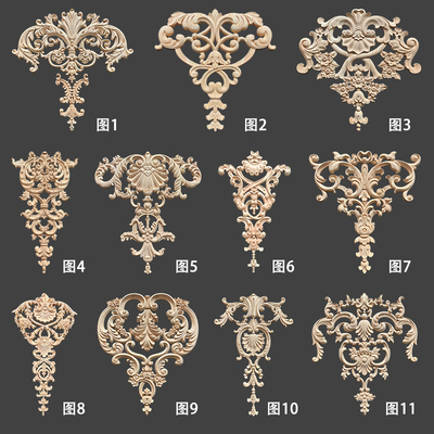 浙江欧式东阳木雕实木婚礼贴花