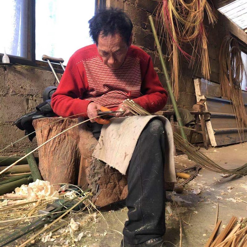 竹条青蔑黄蔑薄竹片竹丝竹篾条婚庆花艺装饰竹编材料diy幼儿园