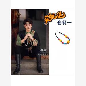 新款男士藏族服装女贵袍