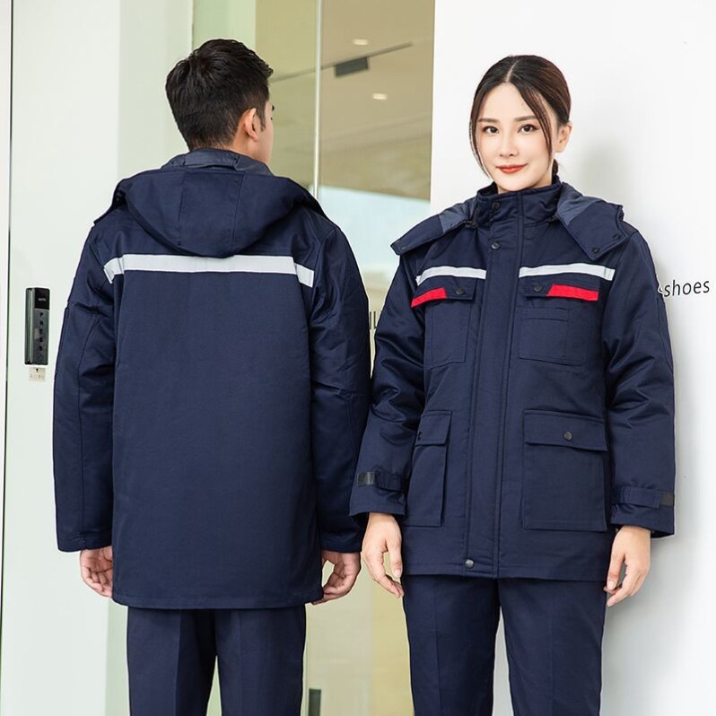 防静电工作服棉衣男冬季