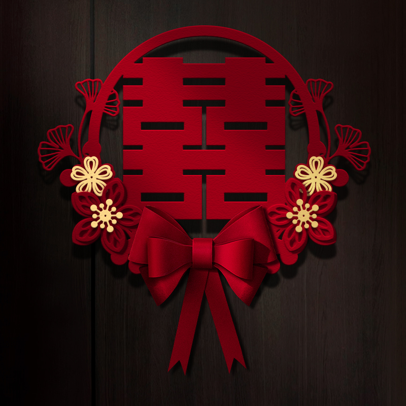 喜字贴纸结婚礼专用婚房