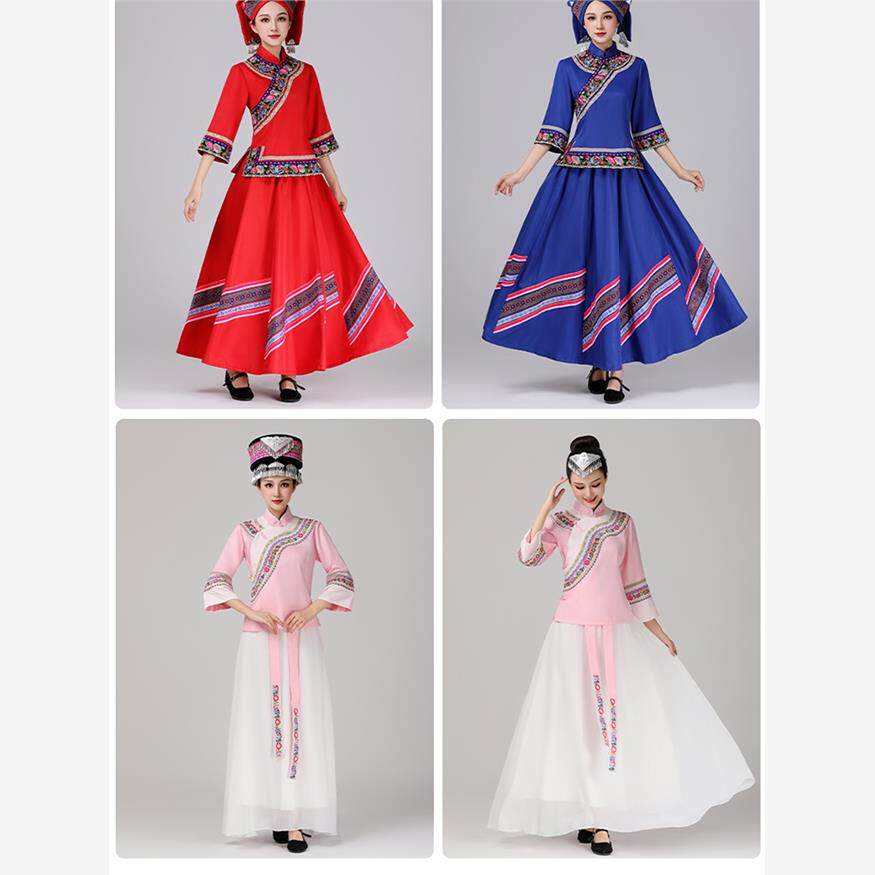 广西三月三苗族服女云南