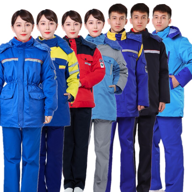 加油站工作服冬装棉衣山