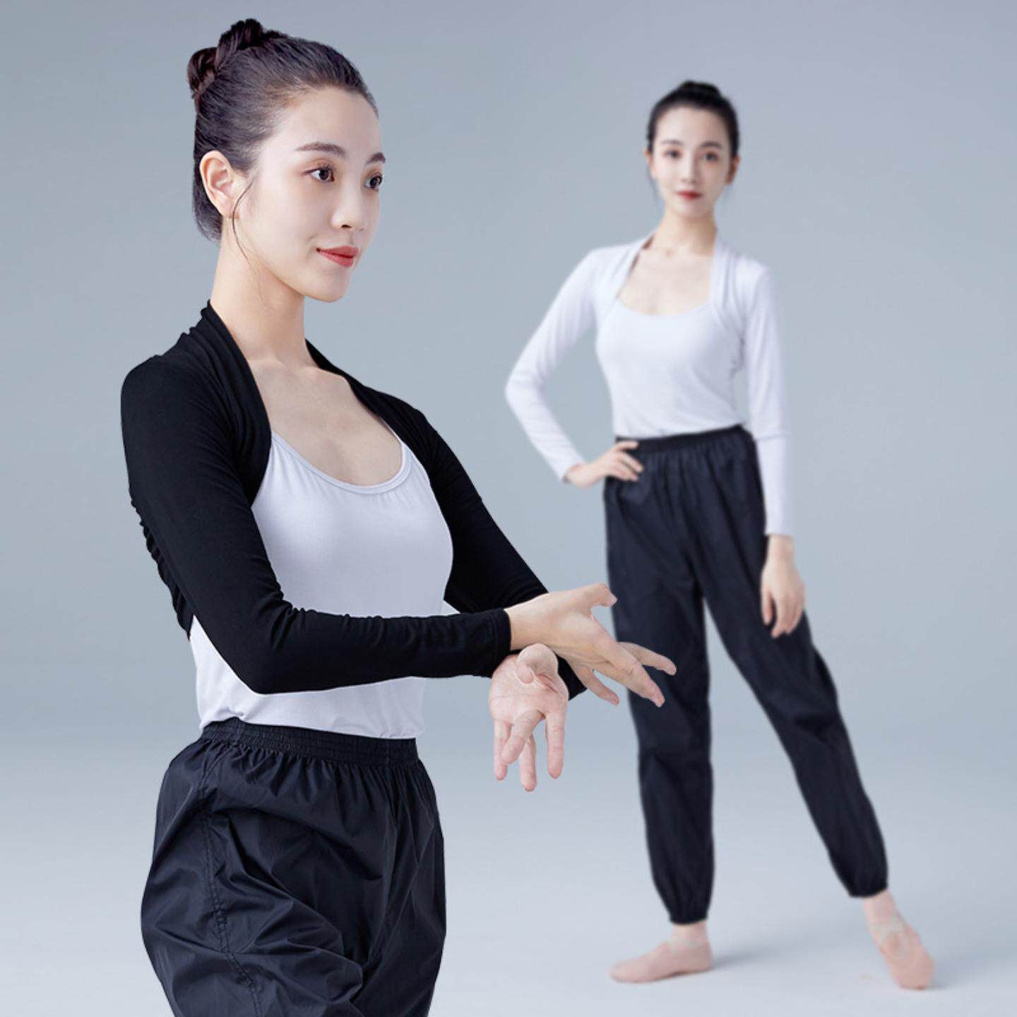 芭蕾舞蹈服女成人莫代尔长袖披肩