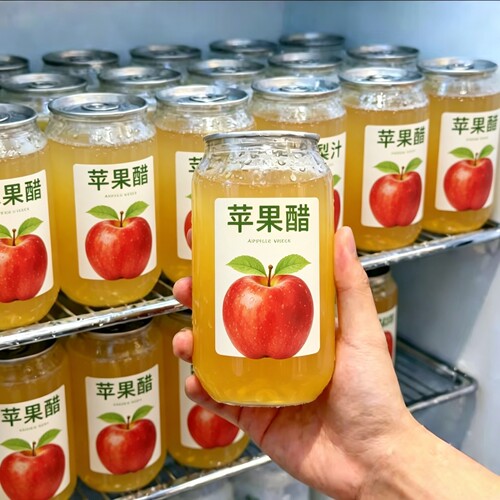 苹果醋360ml*24瓶整箱果味饮料无糖清爽开胃解腻便携装特价批发