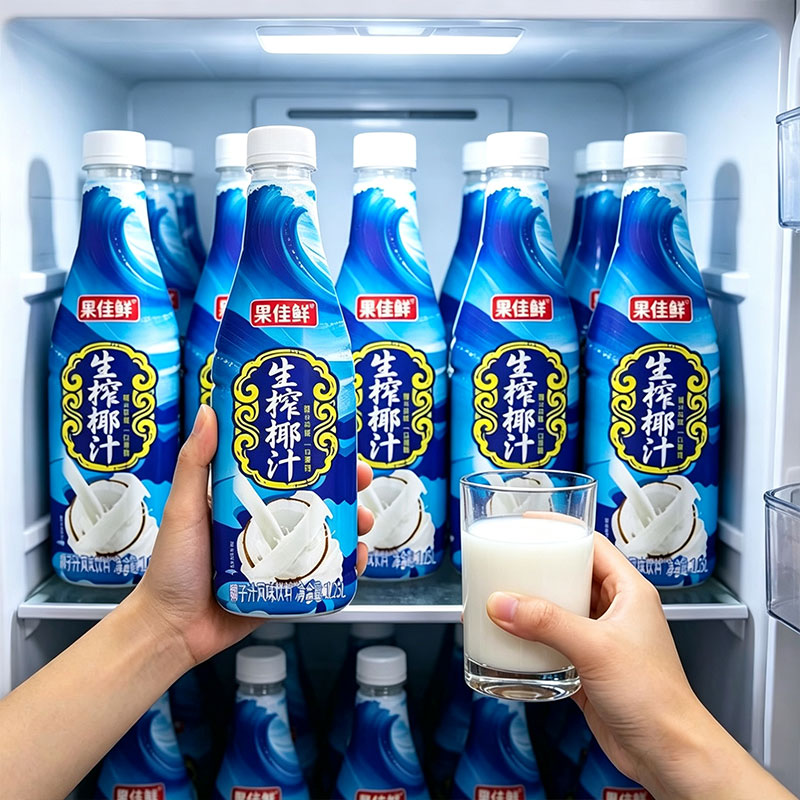 【新日期】正宗生榨椰汁1.25L*4整箱装椰香浓郁家庭宴席特价批发