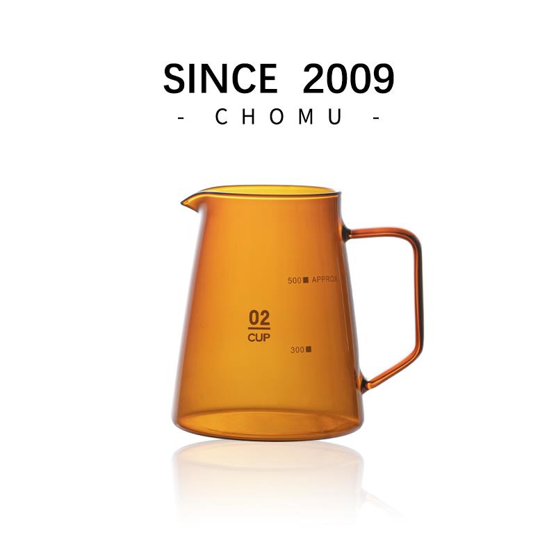 玻璃咖啡壶手冲咖啡家用器具套装大容量带把手分享壶v60玻璃滤杯