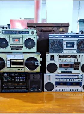 老物件旧家具摆件老式收录机七八十年代放磁带录音机复古怀旧道具