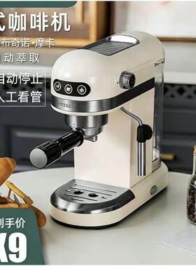 Petrus/柏翠 PE3366意式咖啡机家用小型浓缩全半自动蒸汽打奶泡