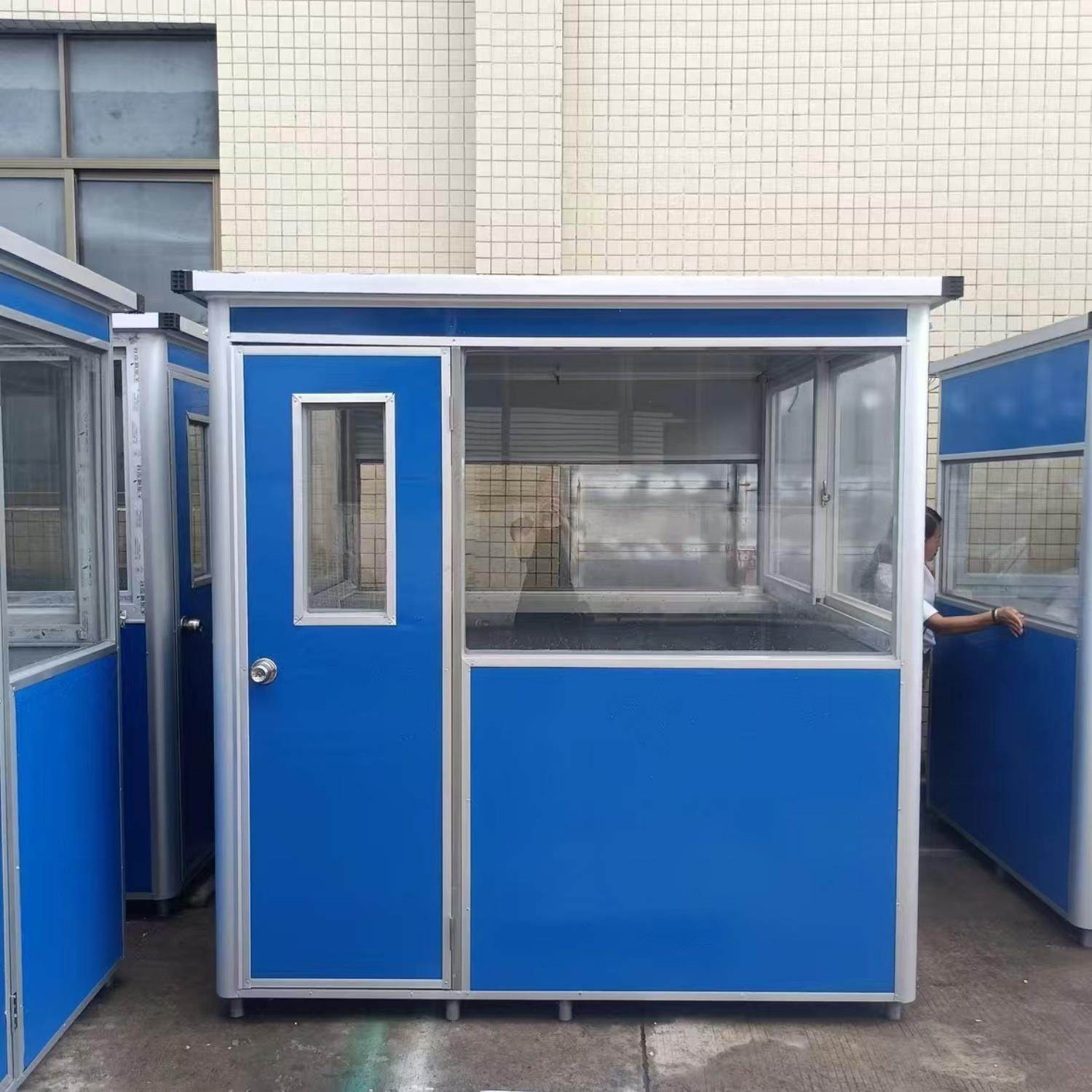 江苏厂家直销户外移动值班亭治安亭门卫收费亭彩钢结构保安亭岗亭