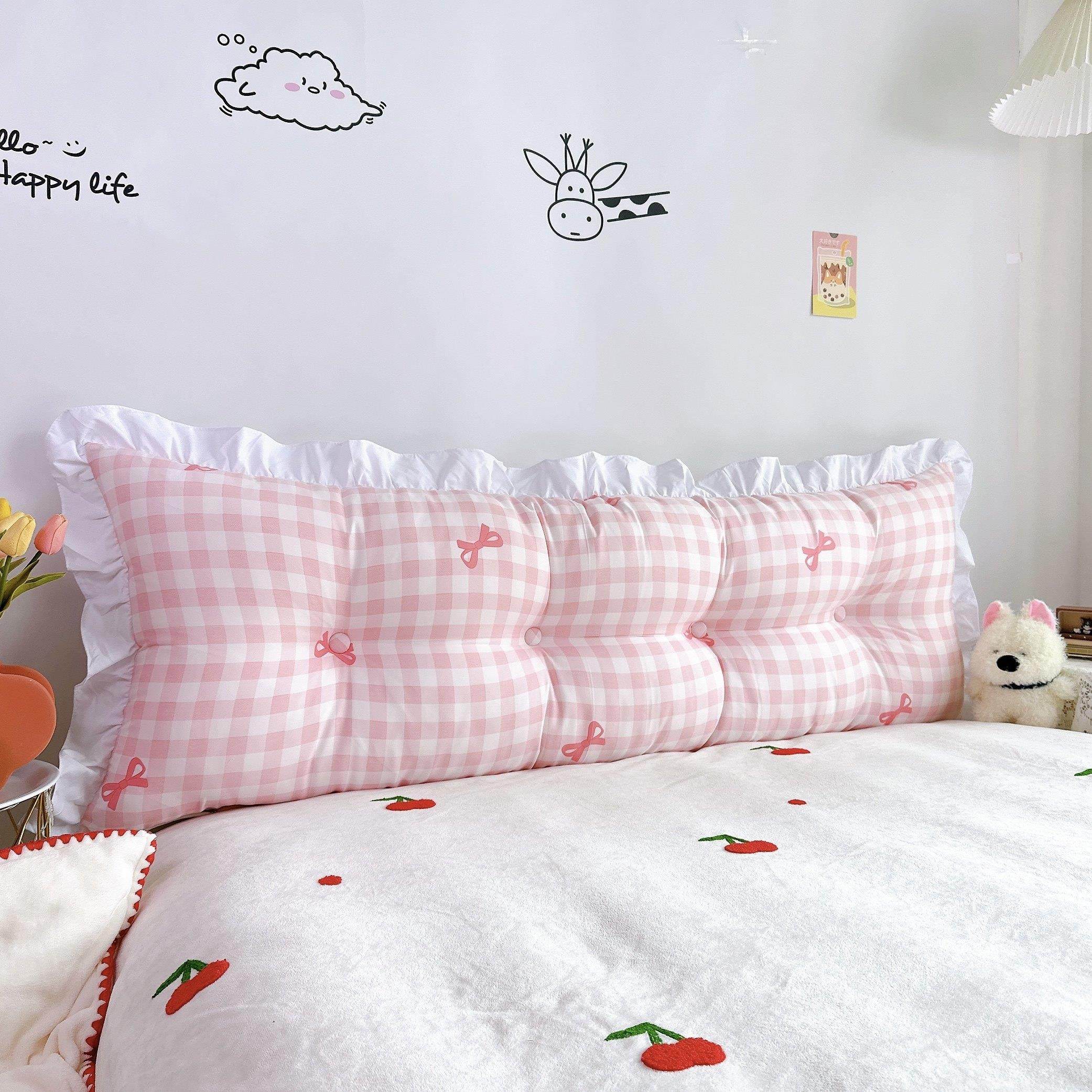 床头大靠垫棉加绒公主双人靠枕榻榻米沙发床头软包护腰靠背可拆洗,居家布艺,床头靠垫,淘宝优惠券,粉丝福利购,淘宝优惠卷