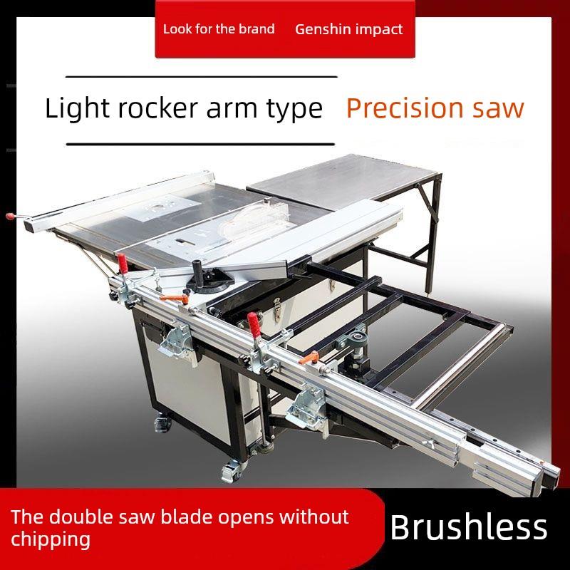 石原木工作台多功能可折叠简易便携式精密锯装饰滑台锯子母锯台