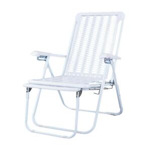 夏季椅折叠椅午休椅沙滩椅竹椅躺椅睡椅靠椅白色塑料椅椅子包邮价