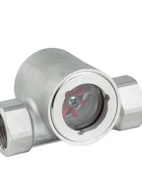 304不锈钢偏心叶轮镜Sg01-Yl11F内螺纹水流指示器玻璃观察窗