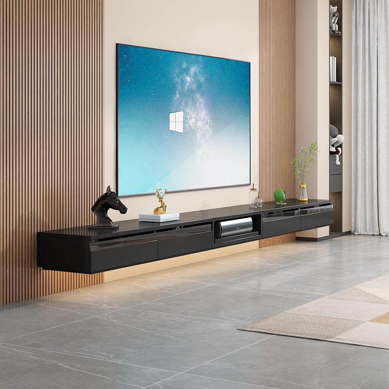 悬空壁挂式激光投影仪专用电视柜海信100寸智能电动伸缩一体120寸
