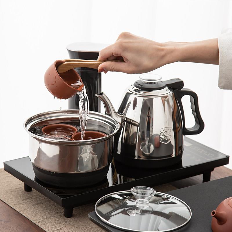 瓷有情全自动上水烧水壶家用泡茶专用壶电热水壶茶台茶桌泡茶炉配