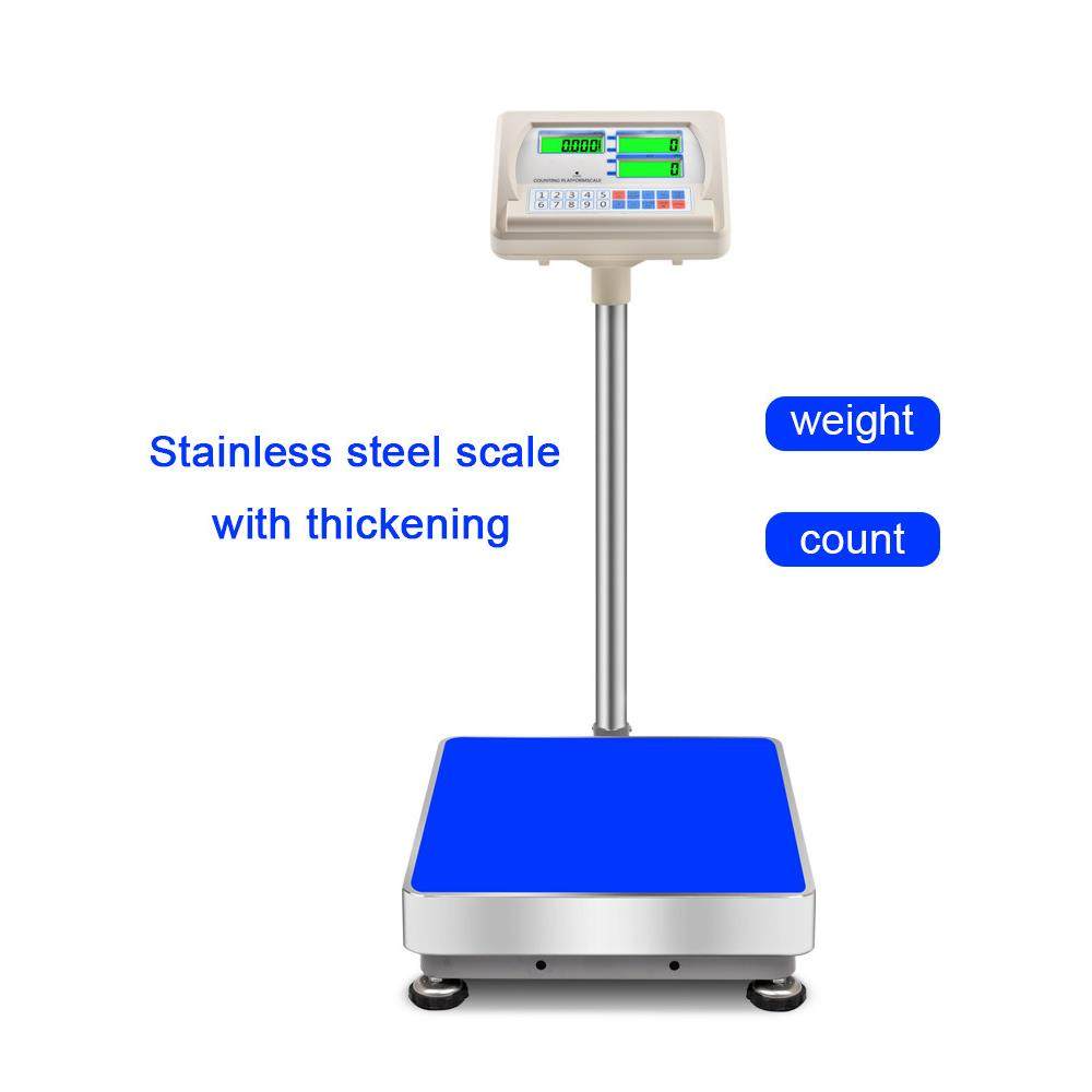 精密工业台秤电子秤精准150kg高精度计数秤计价电子称出口英文版