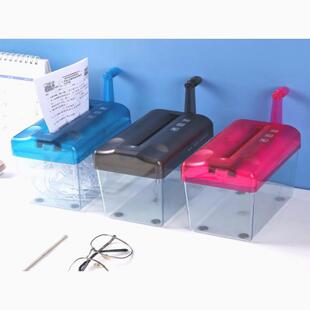 机器小型碎纸机学生手动迷你全自动家庭办公桌面家庭便携式手摇静