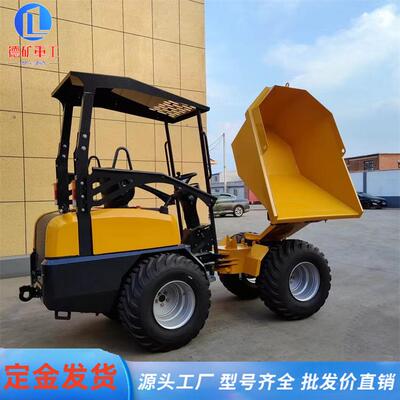 柴油前翻斗车输建筑运圾774前卸垃式半吨翻车输小型运自卸运输车