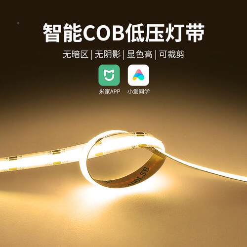 COB灯带灯智能跑低压线性光调色流685水灯带马灯led灯带自调粘灯