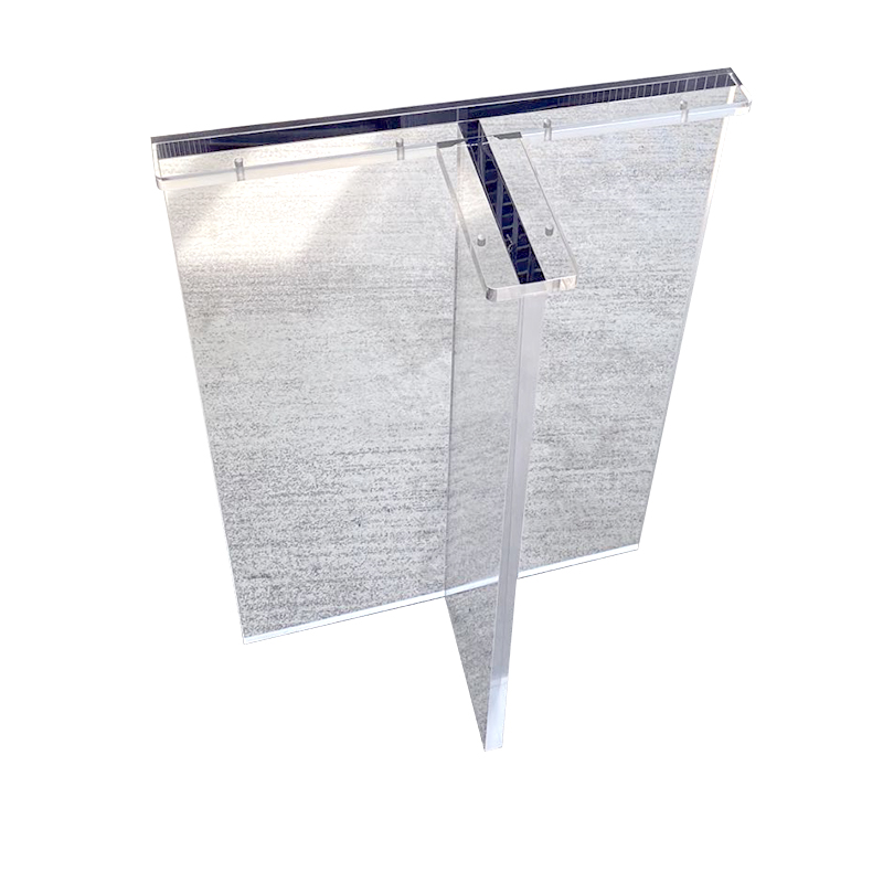 亚克力桌腿桌脚定制加工餐桌支架支撑架茶几岩板岛台悬浮桌高透明