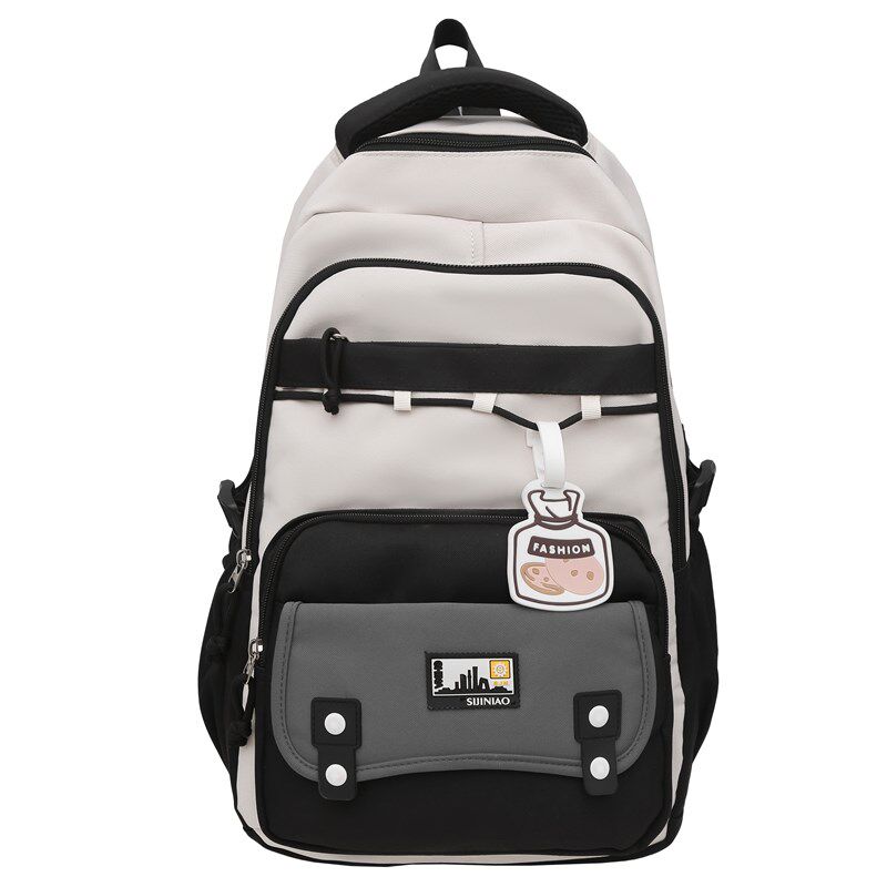 减负大容量书包女初高中生韩版男款大学生轻便背包休闲旅行双肩包