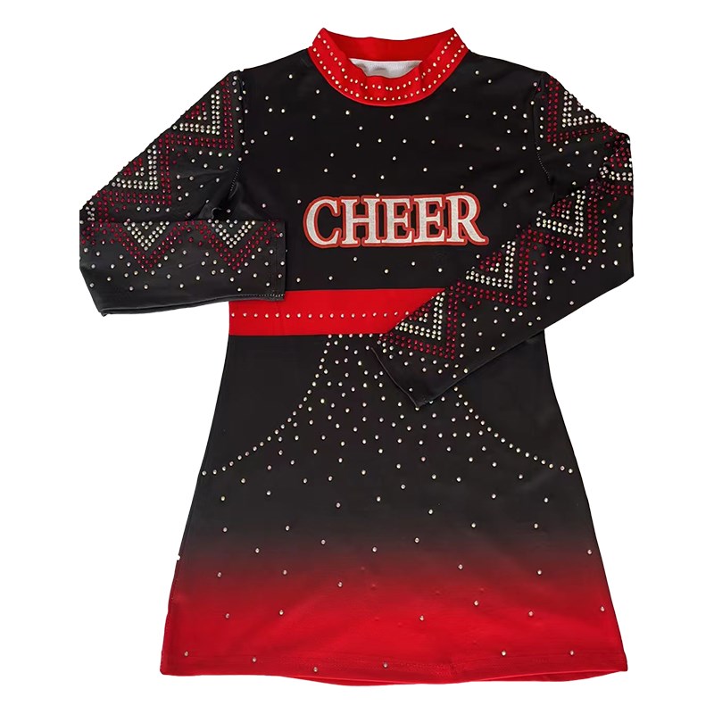 啦啦操服装拉拉队套装儿童学生运动会竞技健美操啦啦队比赛表演服